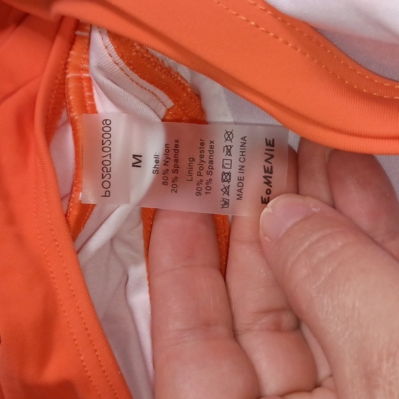 Women's Size M Swimsuit Tummy Control Cutout High Waisted Bathing Suit Wrap - Picture 6 of 8